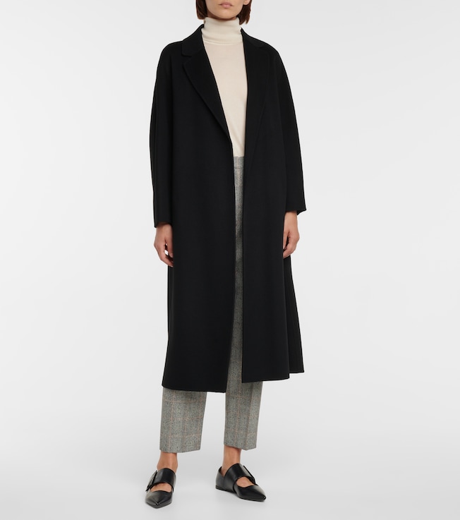 S Max Mara Esturia belted virgin wool coat