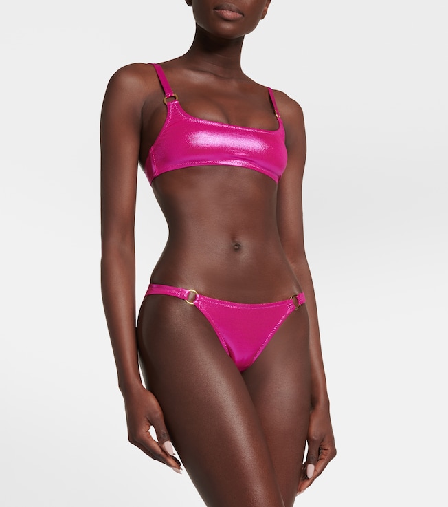 Melissa Odabash Bari metallic bikini top