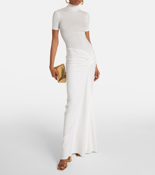 Christopher Esber Fusion ruched maxi dress