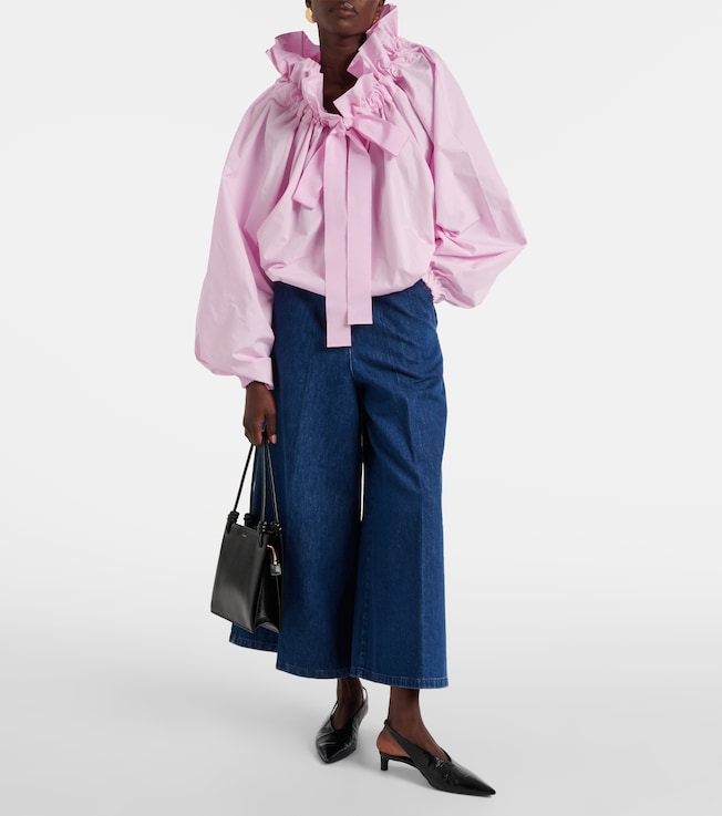 Patou High-rise wide-leg jeans