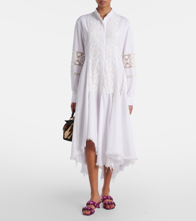 Loewe Paula's Ibiza cotton poplin shirt dress