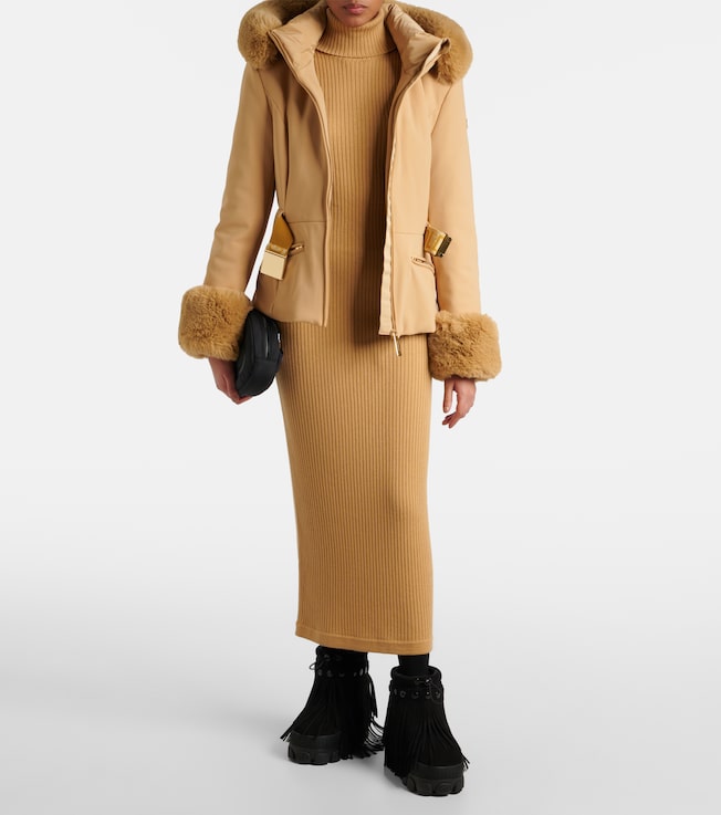 GOLDBERGH Mireille ribbed-knit maxi dress