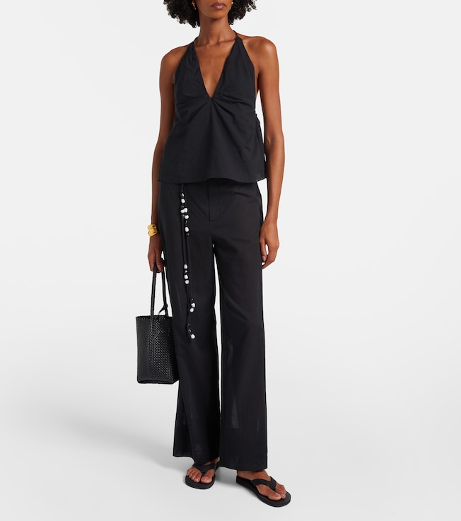 SIR. Azura cotton wide-leg pants