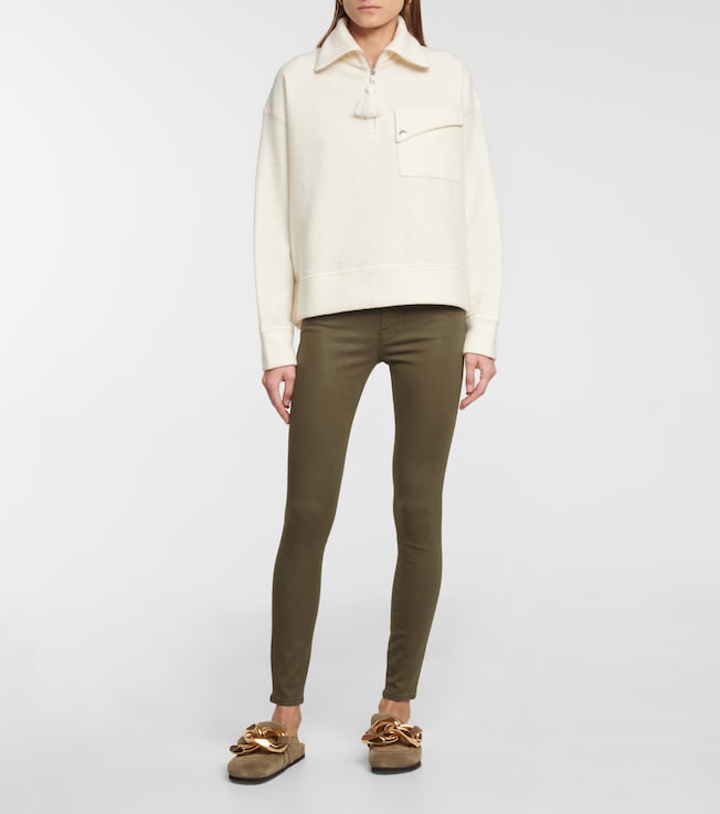 FRAME Le Skinny de Jeanne mid-rise jeans