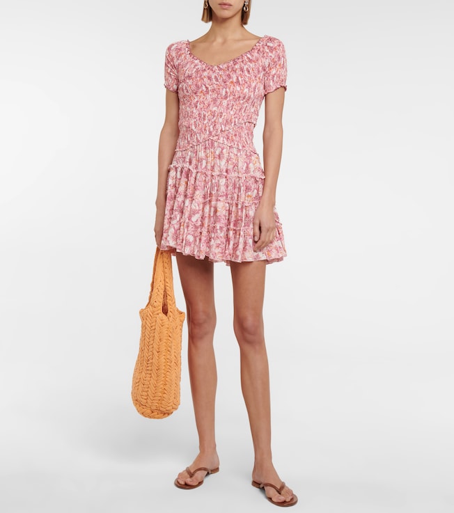 Poupette St Barth Soledad printed minidress