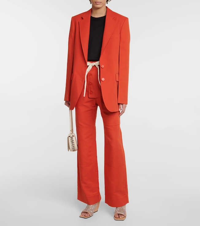 Stella McCartney Single-breasted twill blazer