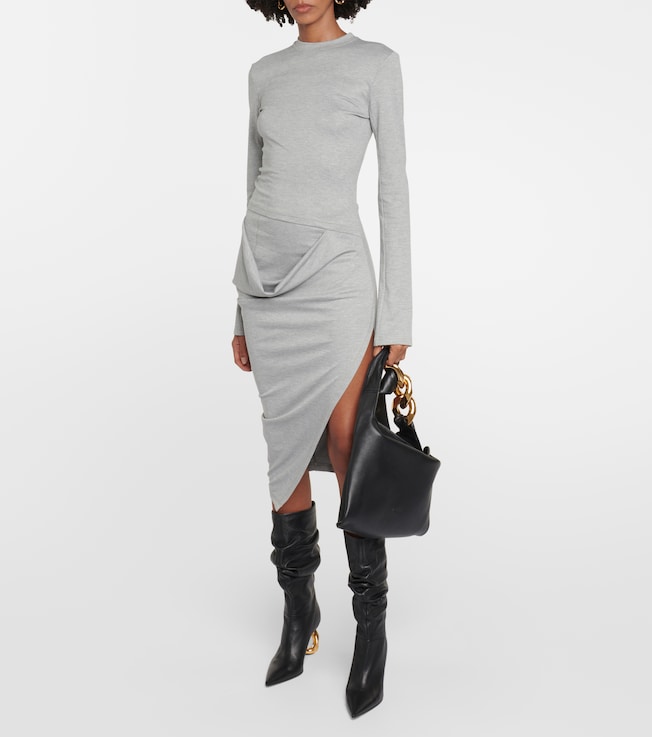Jw Anderson Draped jersey midi dress