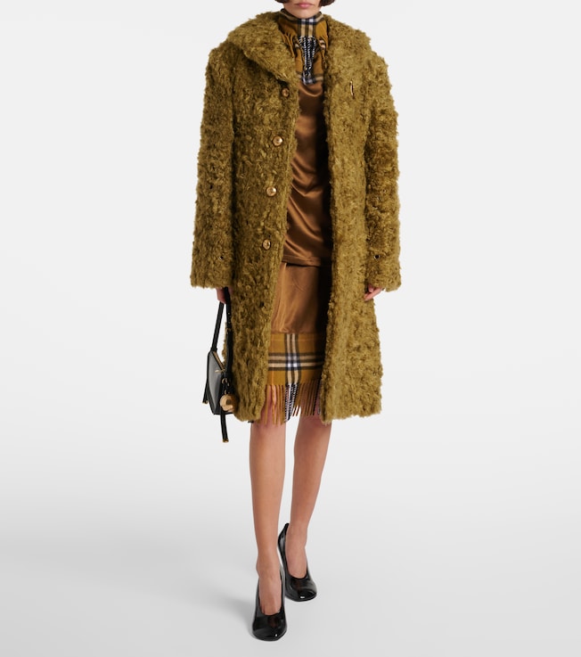 Burberry Faux fur coat