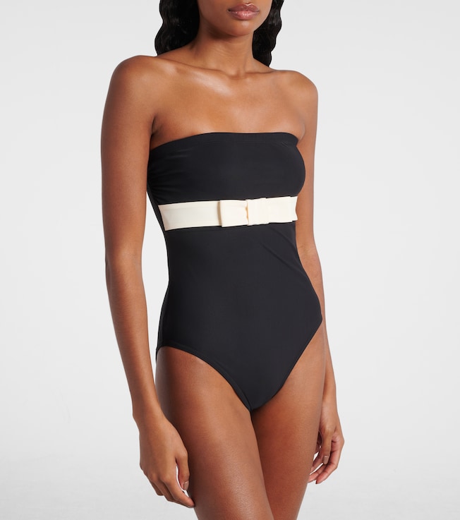 Karla Colletto Kit bow-detail swimsuit