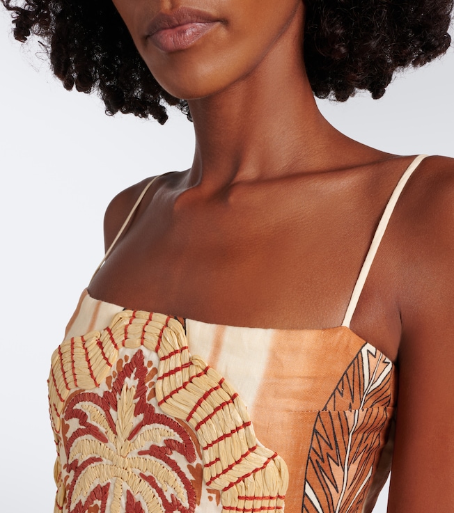 Johanna Ortiz Johanna Ortiz Andean Mythology printed linen maxi dress