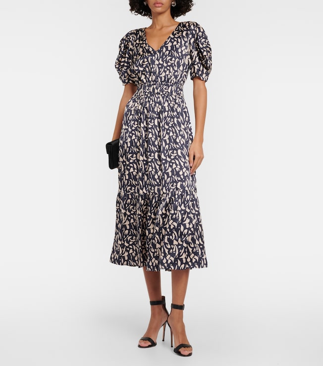 Velvet Lyuda printed midi dress