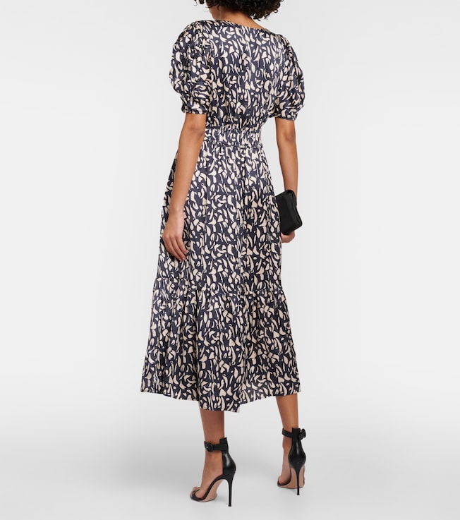 Velvet Velvet Lyuda printed midi dress