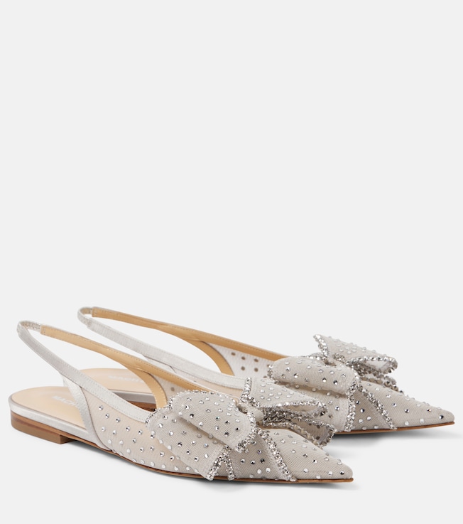MACH & MACH Cadeau embellished ballet flats