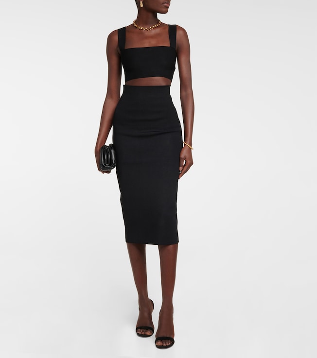 Victoria Beckham Body square-neck bandeau top