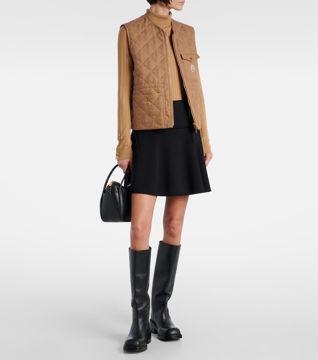 Moncler Wool and cashmere turtleneck sweater