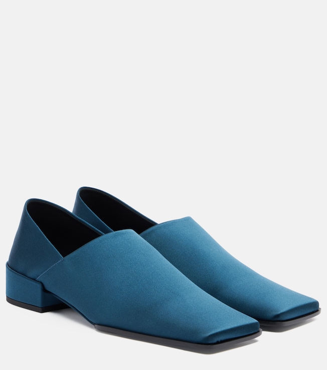  Satin slip-on shoes