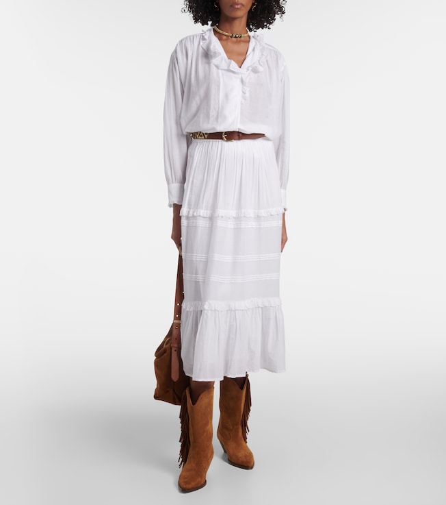 Marant Étoile Etoile cotton-blend pajama shirt