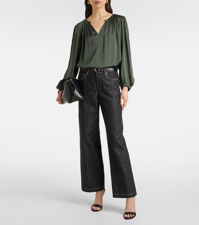 Velvet Riona satin blouse