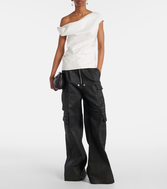 Entire Studios Twist gathered cotton top