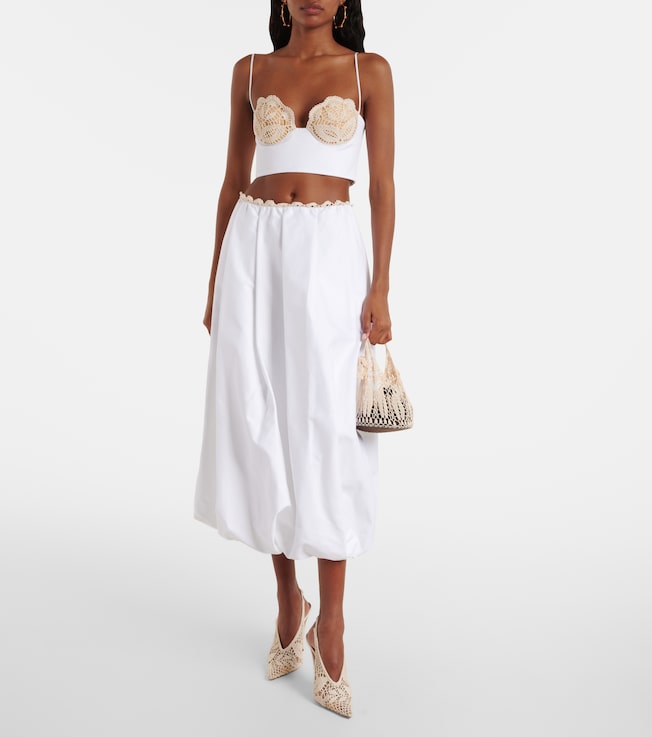 Magda Butrym Cotton midi skirt
