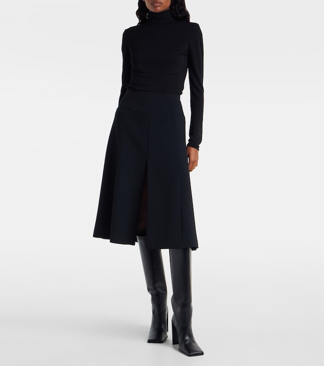 Alaïa Open-back jersey bodysuit