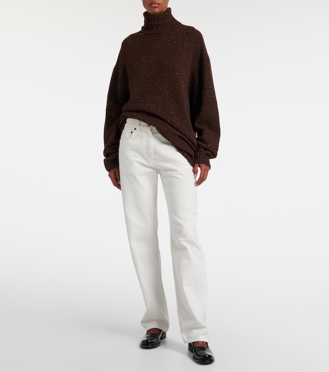 The Row Mirai cashmere turtleneck sweater
