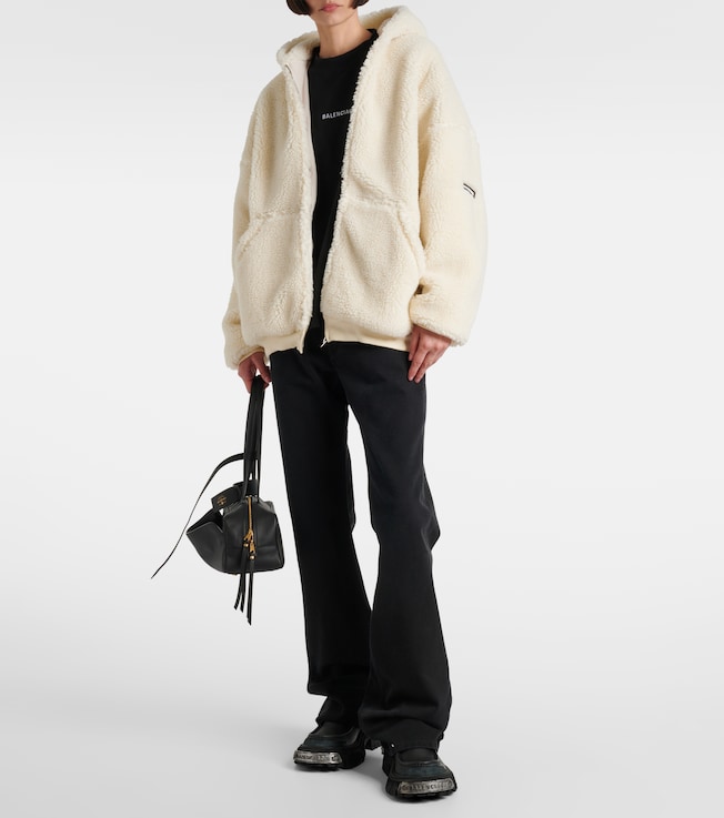 Balenciaga Outerwear faux-shearling hoodie
