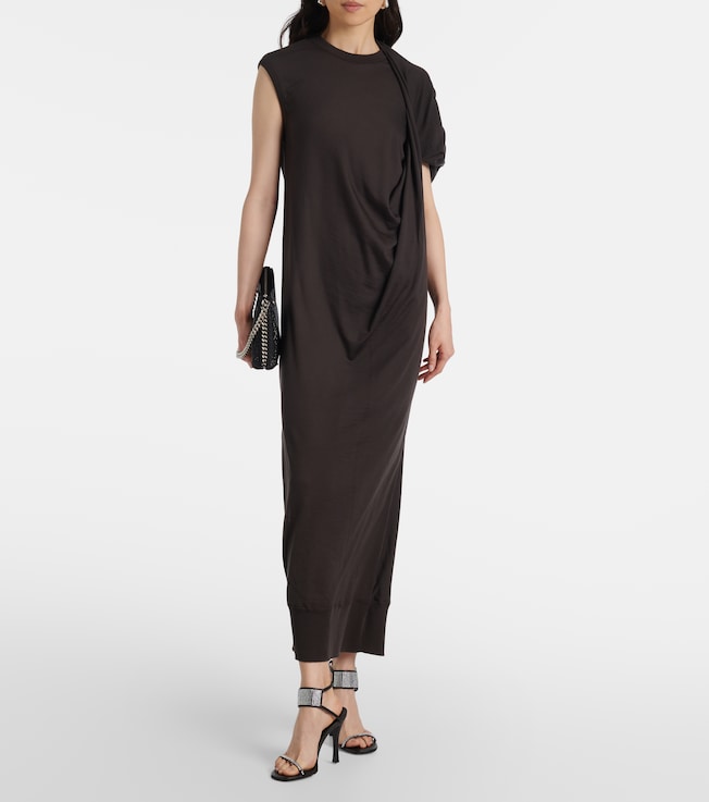 Stella McCartney Draped wool maxi dress