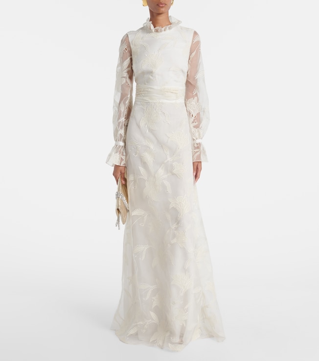Markarian Bridal Adeline silk organza gown