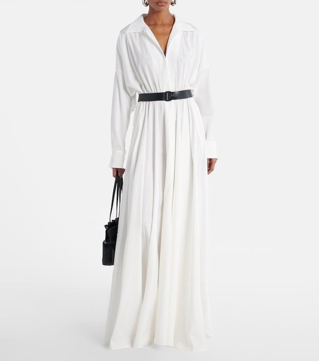 Norma Kamali Belted gown  