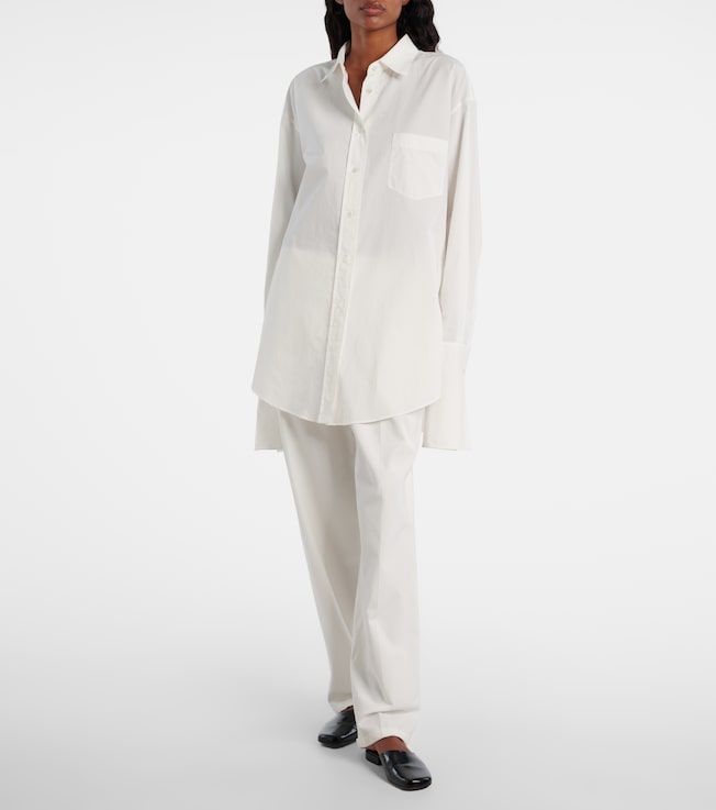 The Row Ment cotton poplin shirt