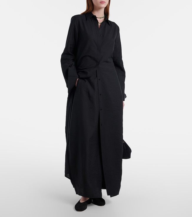 TOTEME Silk-blend shirt dress
