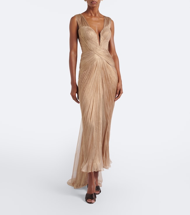 Maria Lucia Hohan Maria Lucia Hohan Corinna silk muslin bustier gown