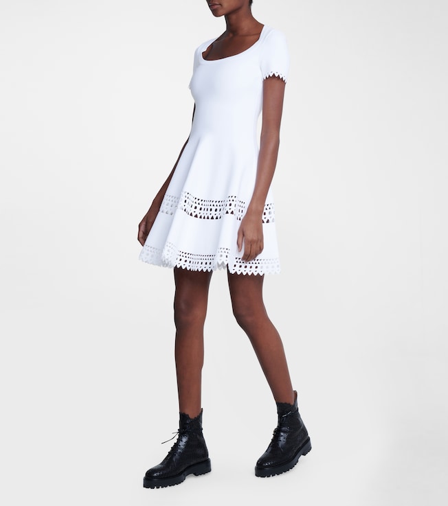 Alaïa Vienne stretch-jersey minidress