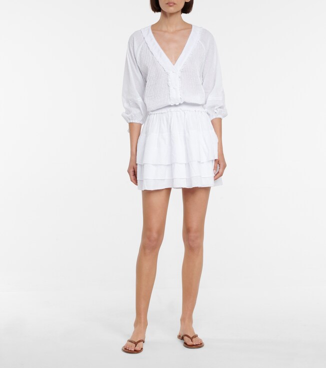 Poupette St Barth Ariel cotton minidress