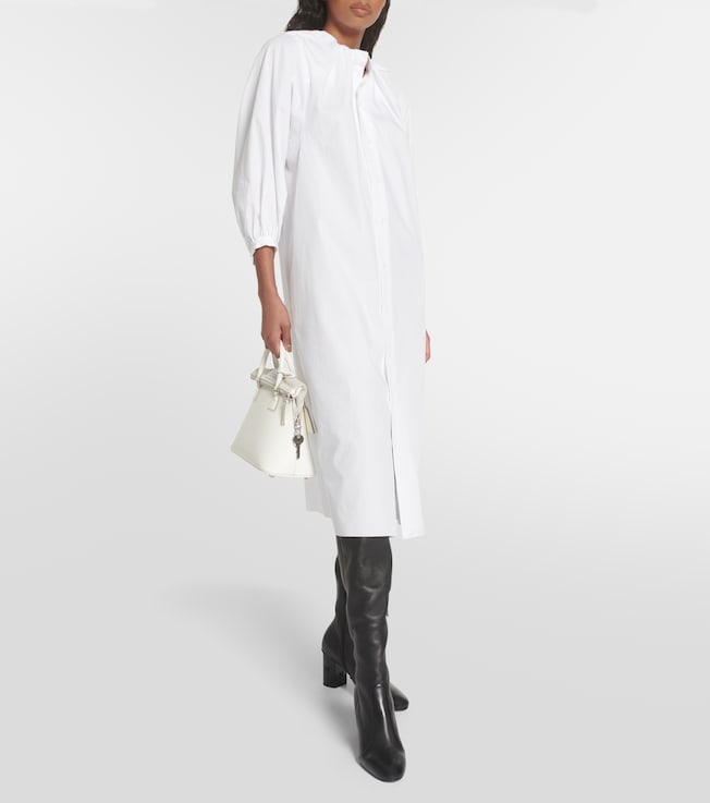 MM6 Maison Margiela Cotton poplin midi dress