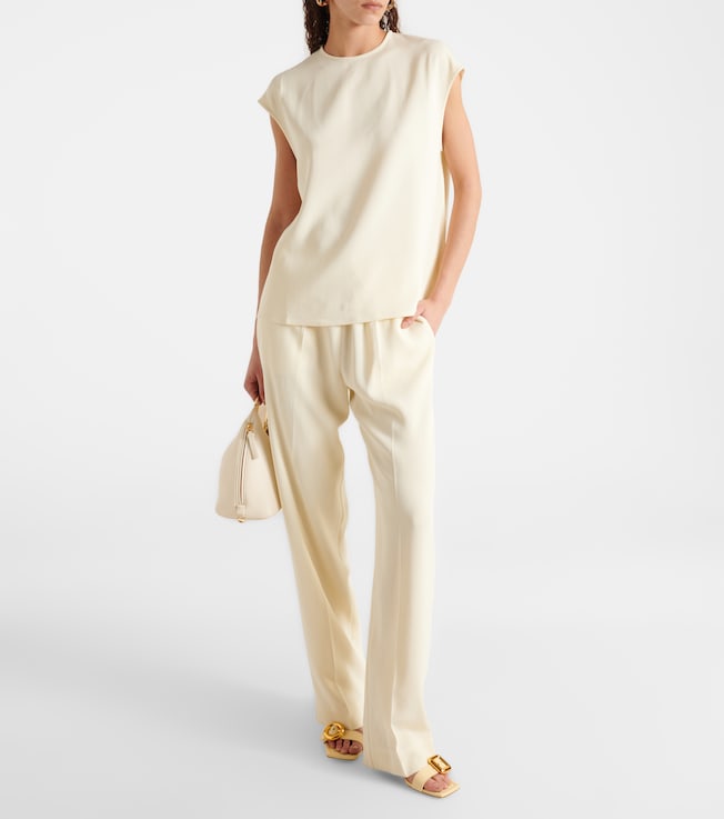 Asceno Dasha crêpe top