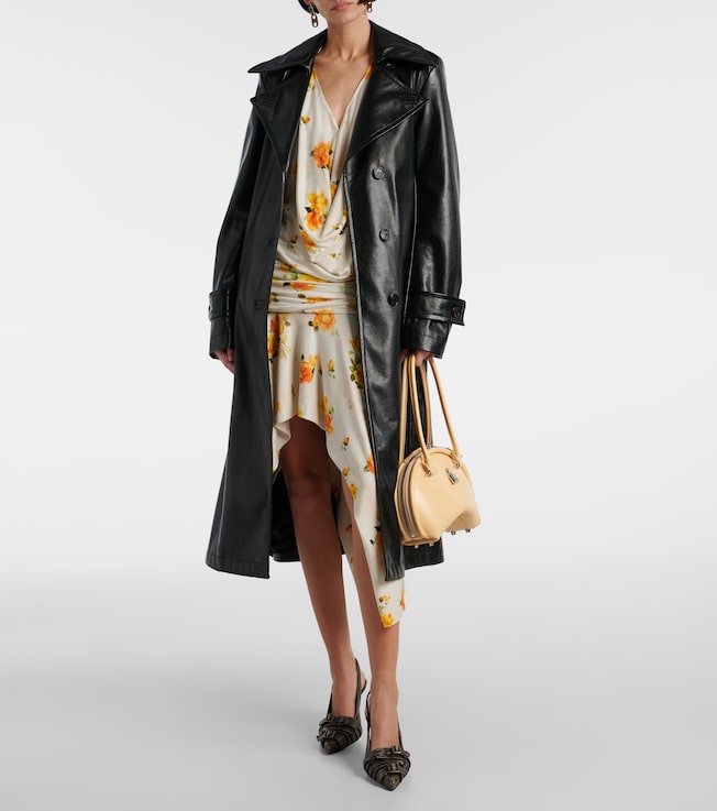 Acne Studios Faux leather trench coat
