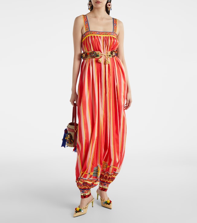 Dolce&Gabbana Printed cotton jumpsuit
