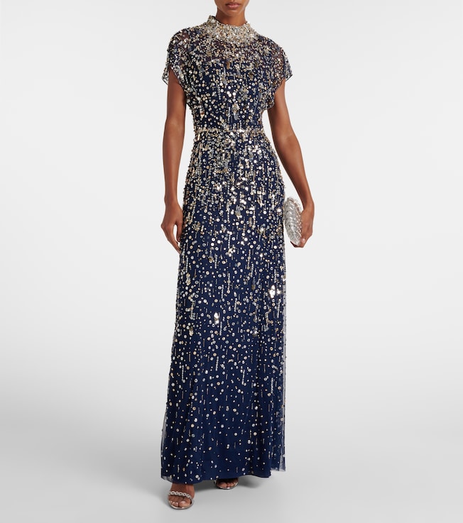 Jenny Packham Sylvie embellished gown