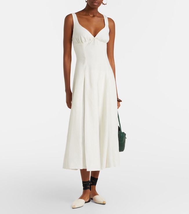 Faithfull Adalee linen midi dress