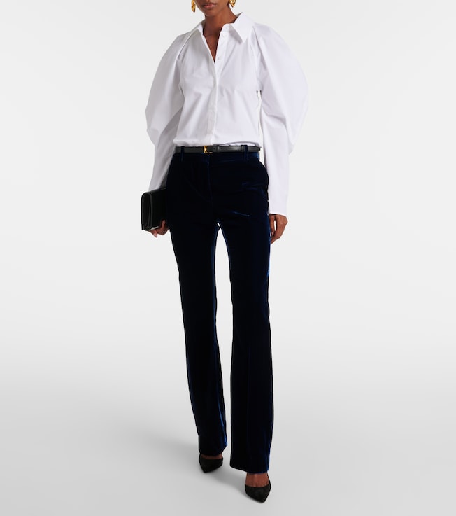 Nina Ricci Backless cotton top