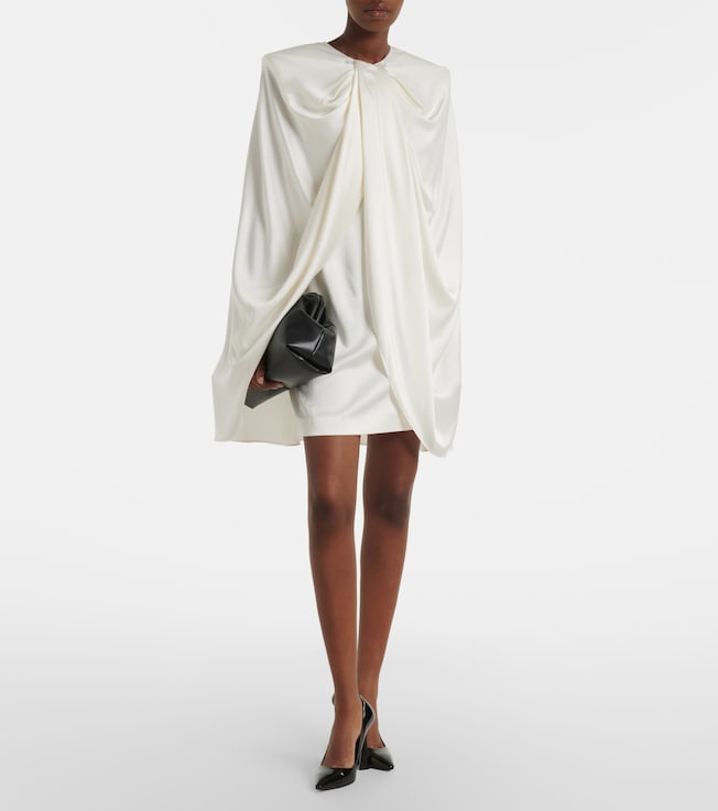 Stella McCartney Draped caped minidress