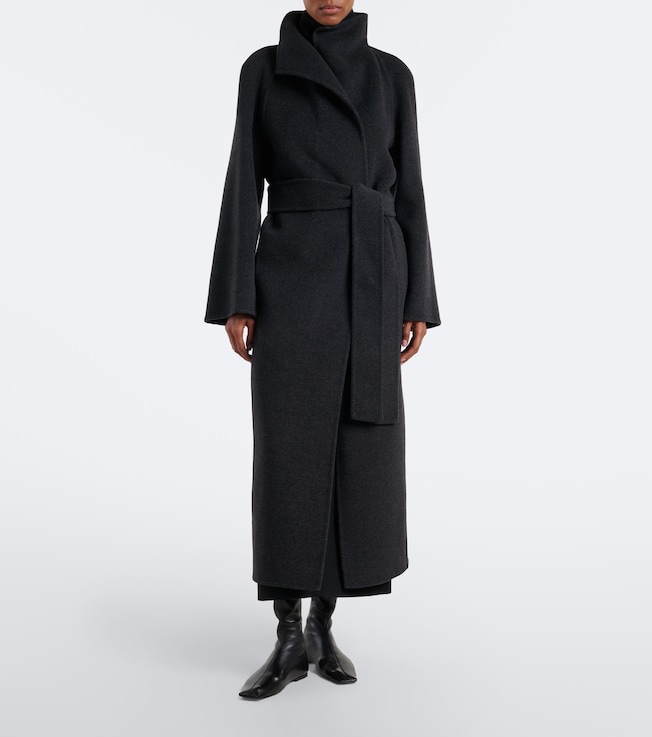 KHAITE Romare wool wrap coat