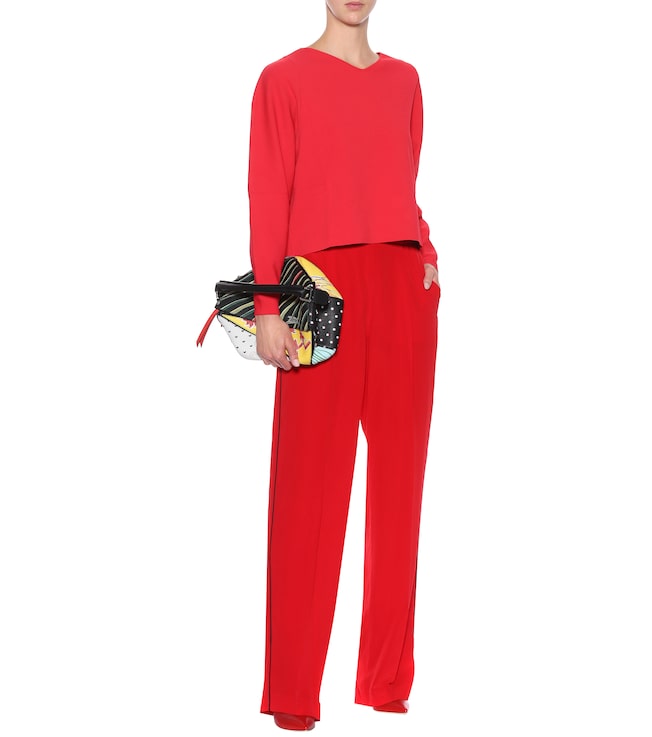 Stella McCartney Oversized crêpe sweater