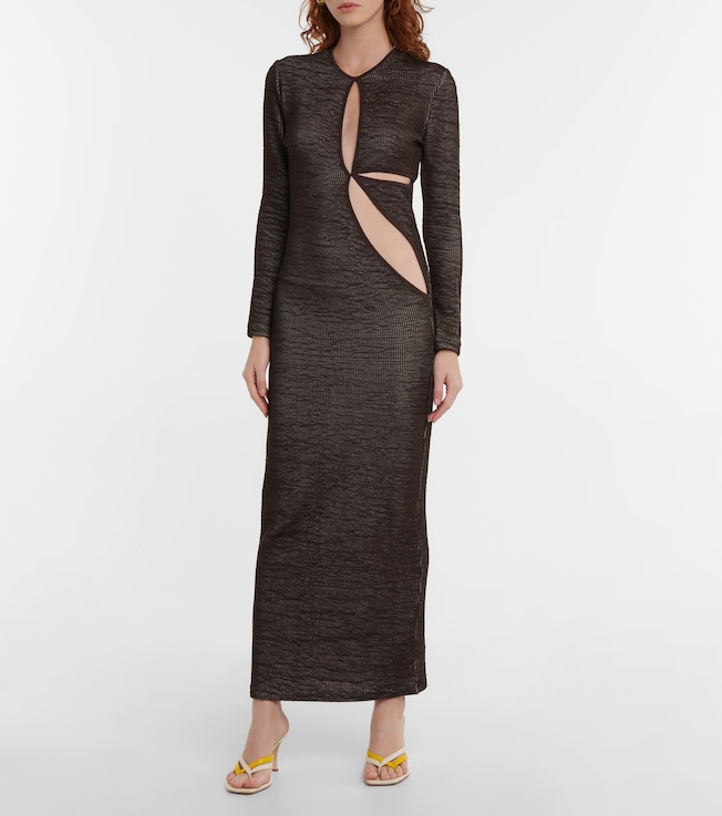 Christopher Esber Cutout knit maxi dress