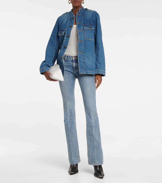 Petar Petrov Taro ribbed-knit silk tank top