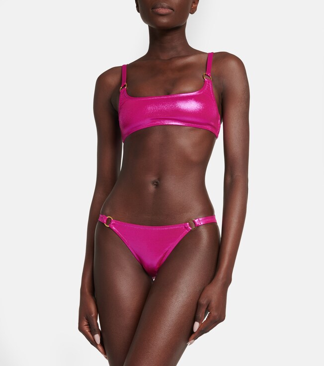 Melissa Odabash Bari metallic bikini bottoms