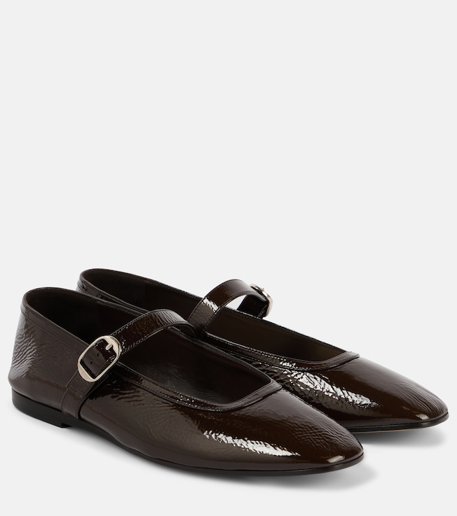 LE MONDE BERYL Patent leather Mary Jane pumps