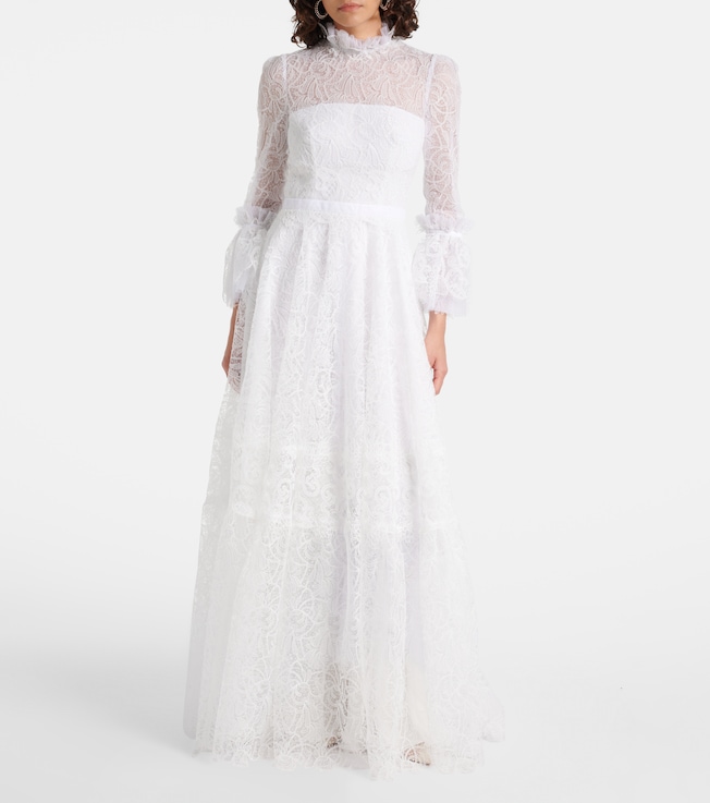 Costarellos Bridal lace gown